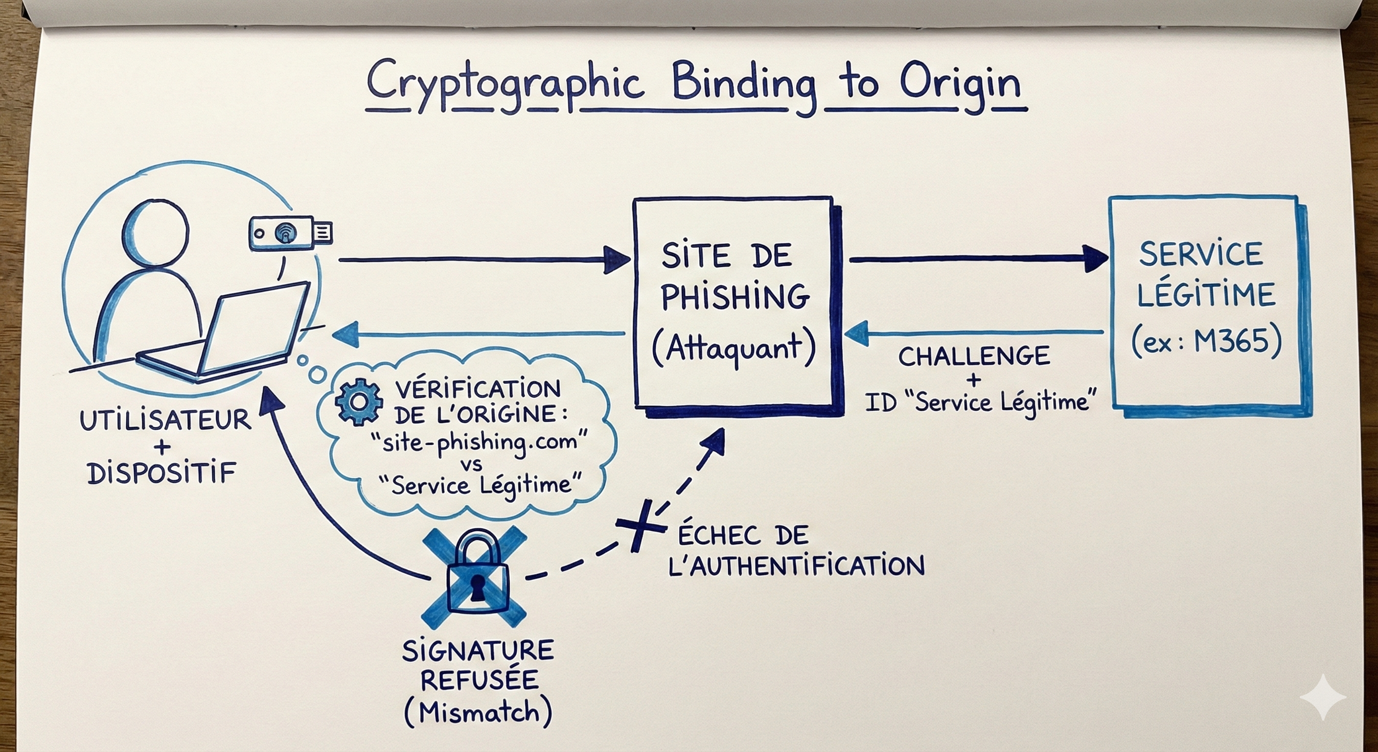 Liaison cryptographique