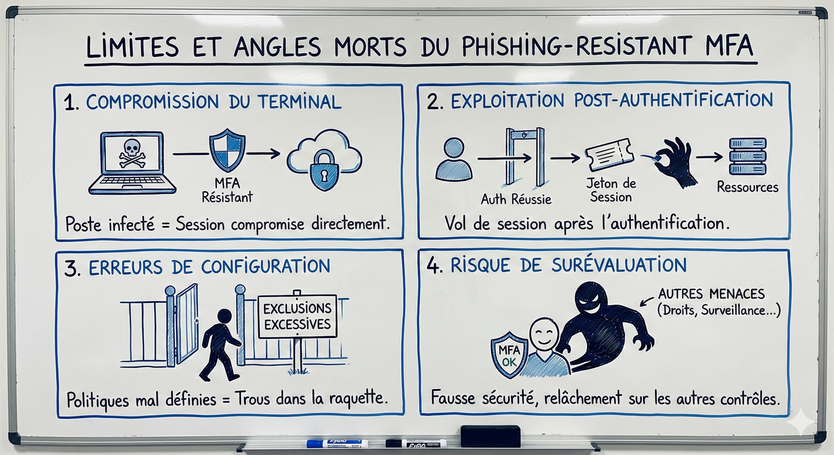 Limites et angles morts du MFA phish-resistant